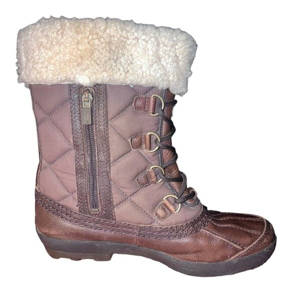UGG Women's NEWBERRY 3224 Quilted Snow Boot (Waterproof, Shearling Lined) Sz 9 - Picture 8 of 16